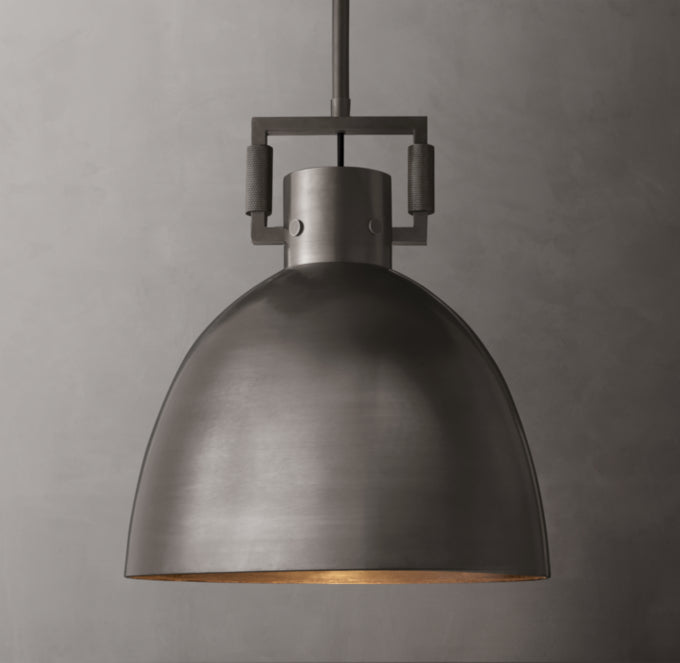Machinist Metal Cloche Pendant