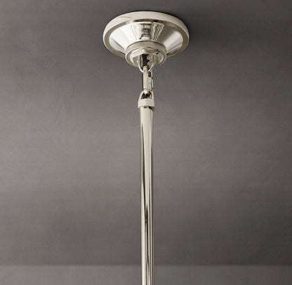 Machinists Cylindrical Glass Pendant Lamp