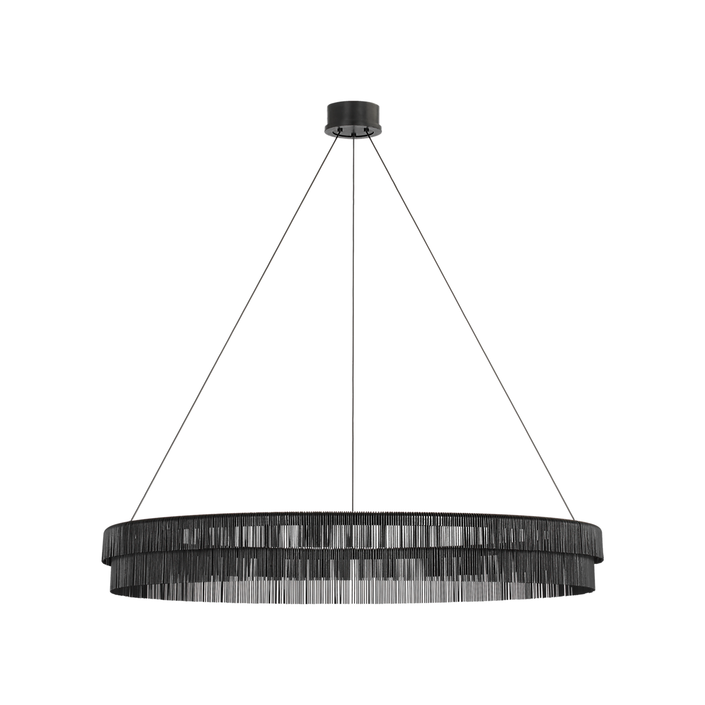 Differo 50" Layered Ring Chandelier