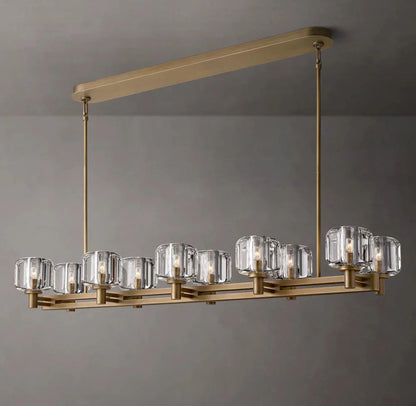 Demaret Dual Linear Chandelier 54"