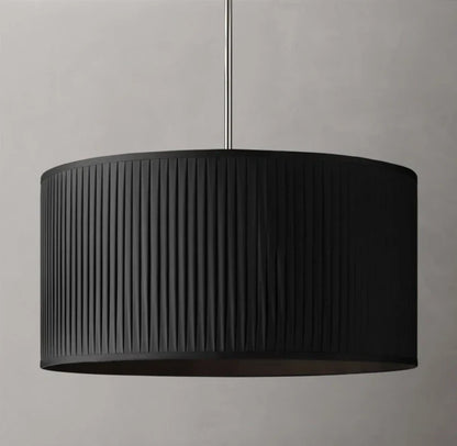 Reed?Pleated Drum Pendant