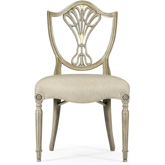 Jonathan Charles Buckingham Gilded Dining Side Chair (495819-SC-PBG-F200) - Set of 2