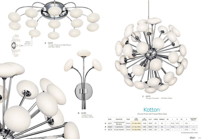 Kotton 49 Light 24" Wide LED Globe Chandelier