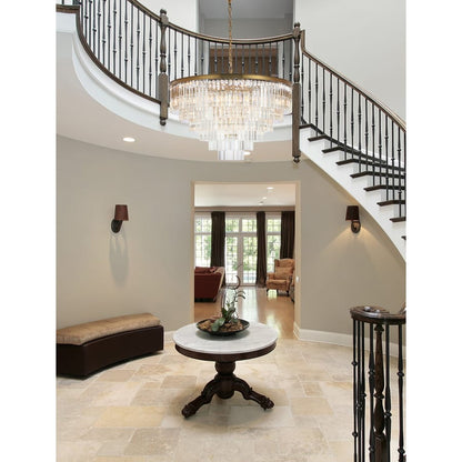 Elegant Lighting Sydney 33 Light 44" Wide Crystal Waterfall Chandelier