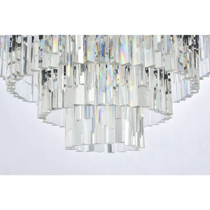 Elegant Lighting Sydney 33 Light 44" Wide Crystal Chandelier with Clear Royal Cut Crystals