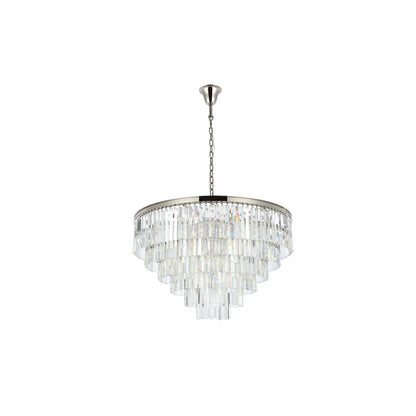 Elegant Lighting Sydney 33 Light 44" Wide Crystal Chandelier with Clear Royal Cut Crystals