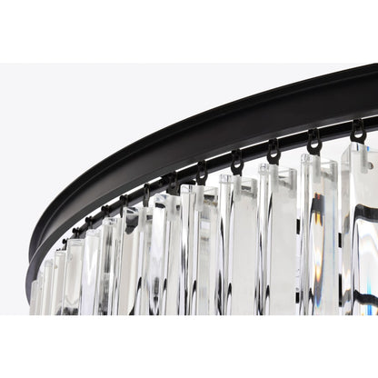 Elegant Lighting Sydney 58 Light 48" Wide Crystal Waterfall Chandelier