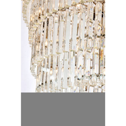 Elegant Lighting Sydney 58 Light 48" Wide Crystal Waterfall Chandelier