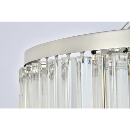 Elegant Lighting Chelsea 8 Light 28" Wide Crystal Drum Chandelier with Clear Royal Cut Crystals
