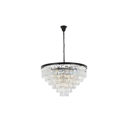 Elegant Lighting Sydney 33 Light 44" Wide Crystal Chandelier with Clear Royal Cut Crystals