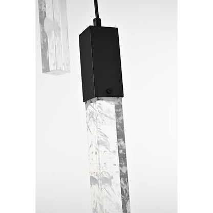 Elegant Lighting Aurora 26" Wide Crystal Multi Light Pendant