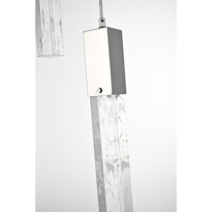 Elegant Lighting Aurora 26" Wide Crystal Multi Light Pendant