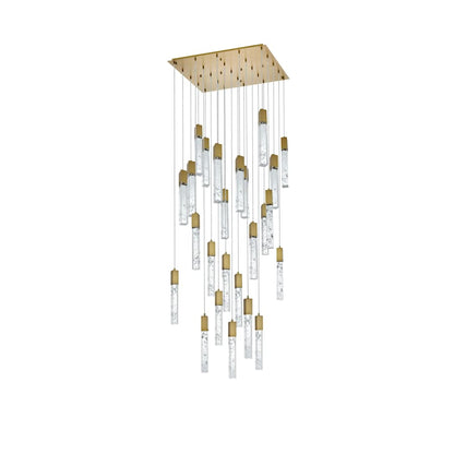 Elegant Lighting Aurora 36" Wide Crystal Chandelier