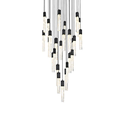Elegant Lighting Aurora 42" Wide Crystal Chandelier