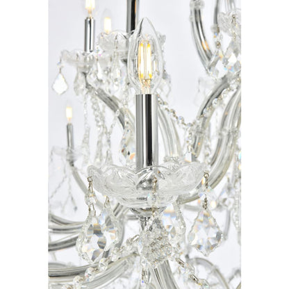 Elegant Lighting Maria Theresa 84 Light 96" Wide Crystal Chandelier with Clear Royal Cut Crystals