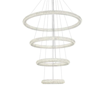 Elegant Lighting Bowen 42" Wide Ring Chandelier