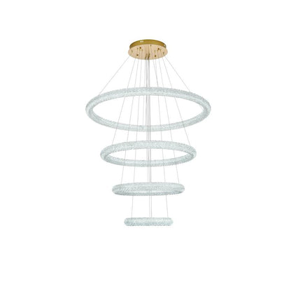 Elegant Lighting Bowen 42" Wide Ring Chandelier