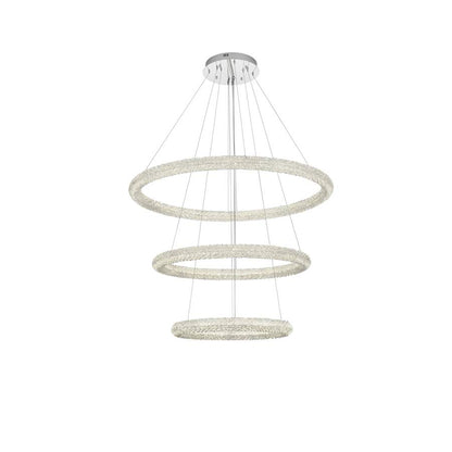 Elegant Lighting Bowen 42" Wide Ring Chandelier