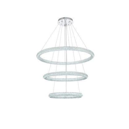Elegant Lighting Bowen 42" Wide Ring Chandelier