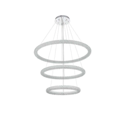 Elegant Lighting Bowen 42" Wide Ring Chandelier