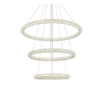 Elegant Lighting Bowen 42" Wide Ring Chandelier