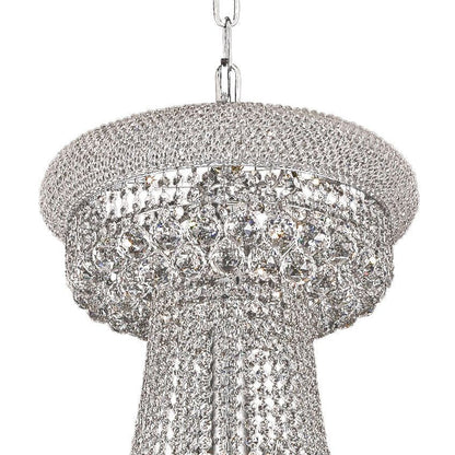 Elegant Lighting Primo 36" Royal Clear Crystal 32-Light Chandelier