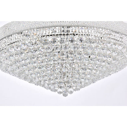 Elegant Lighting Primo 38 Light 42" Wide Crystal Empire Chandelier with Clear Royal Cut Crystals