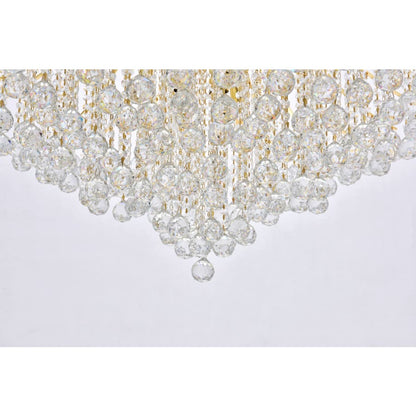 Elegant Lighting Toureg 20 Light 44" Wide Crystal Chandelier with Clear Royal Cut Crystals