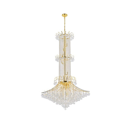 Elegant Lighting Toureg 20 Light 44" Wide Crystal Chandelier with Clear Royal Cut Crystals