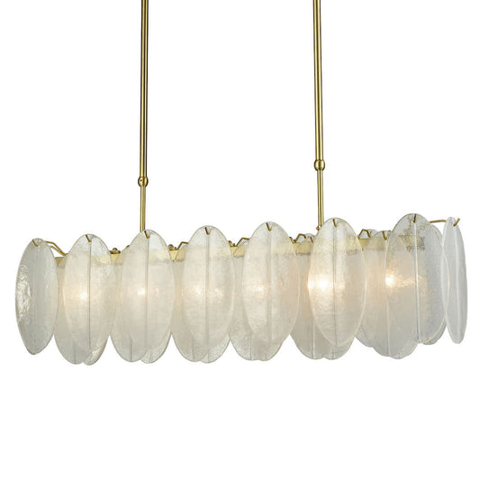 Hush 6 Light 47" Wide Linear Chandelier