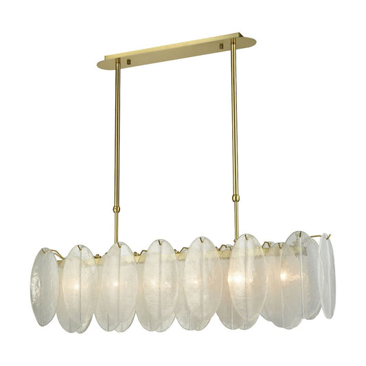 Hush 6 Light 47" Wide Linear Chandelier