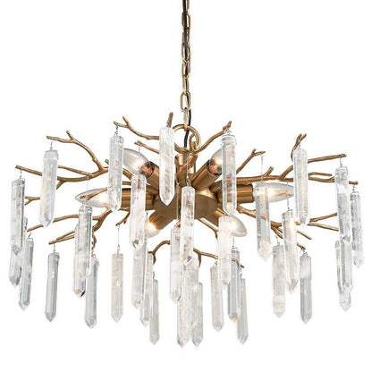 Kvist 6 Light 22" Wide Crystal Sputnik Chandelier