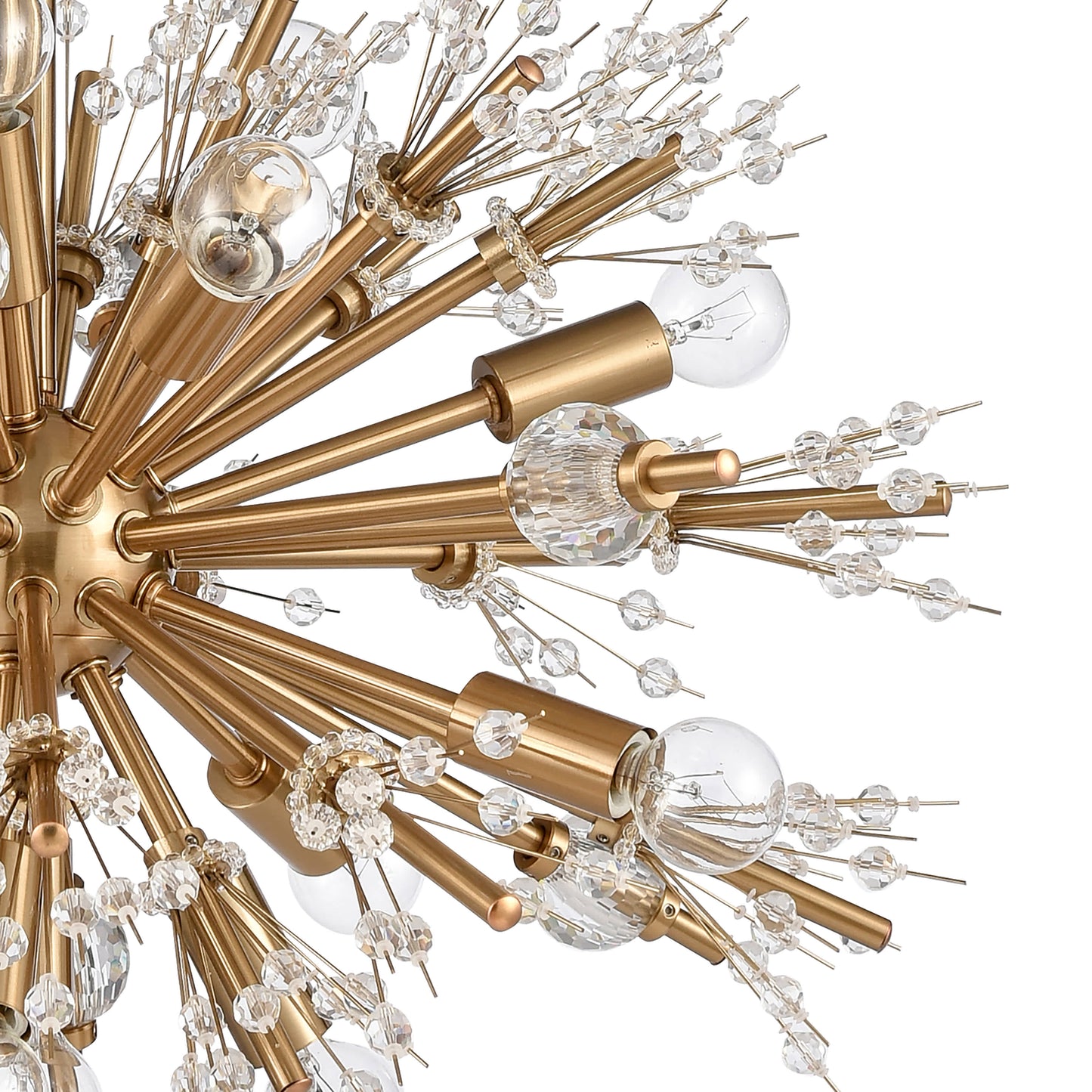 Starburst 15 Light 20" Wide Crystal Sputnik Chandelier