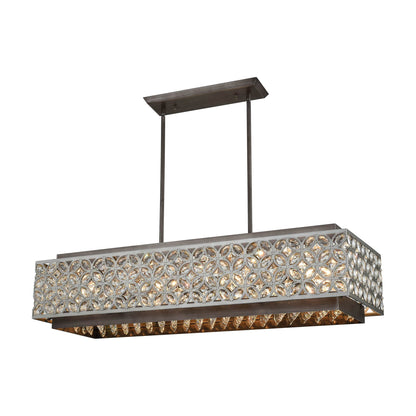 Rosslyn 8 Light 40" Wide Billiard Chandelier