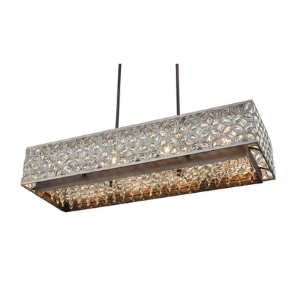 Rosslyn 8 Light 40" Wide Billiard Chandelier
