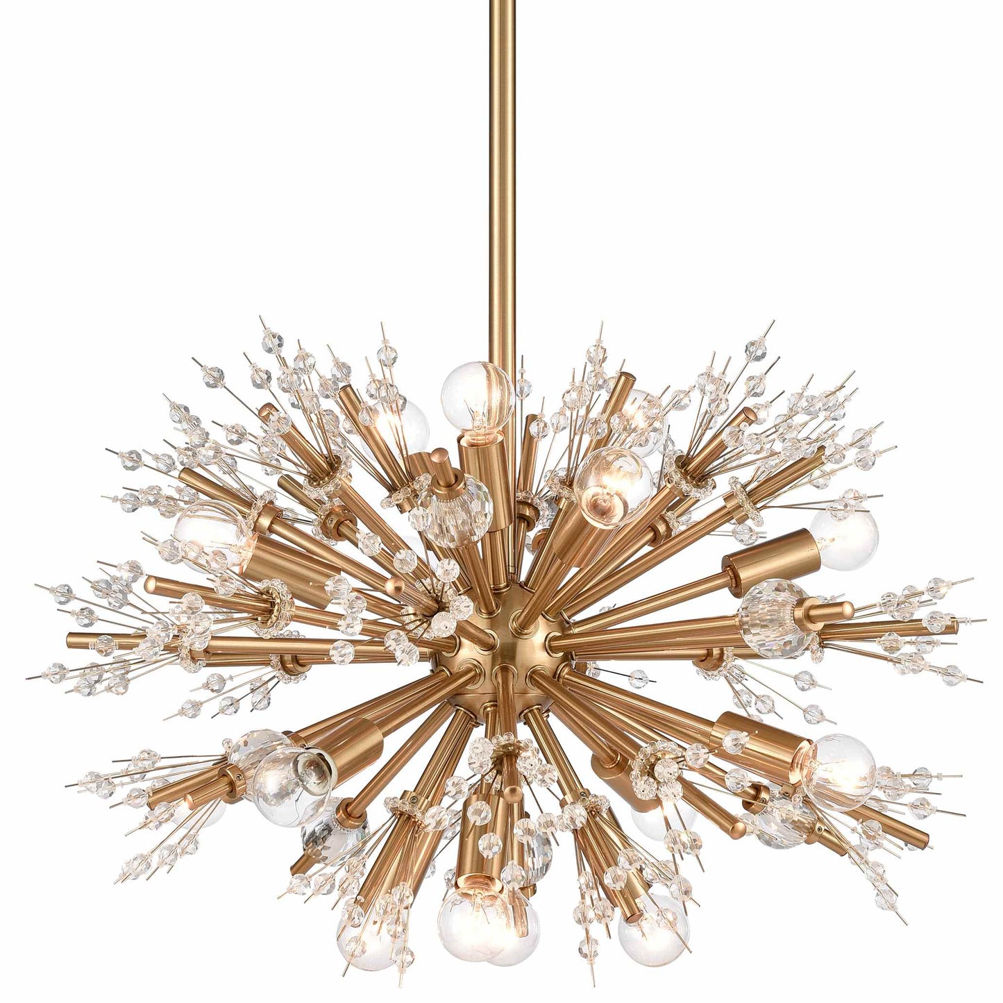 Starburst 15 Light 20" Wide Crystal Sputnik Chandelier