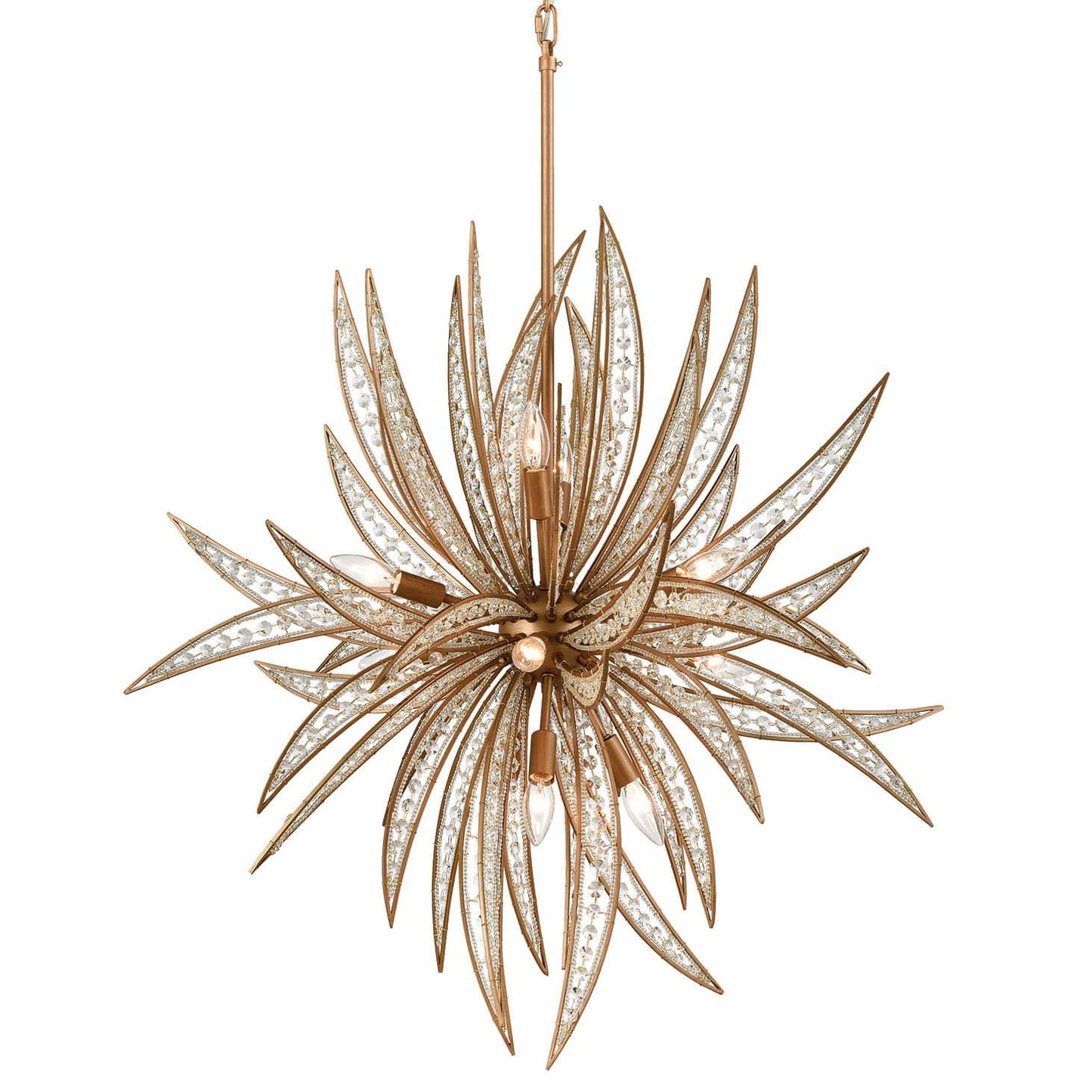 Naples 11 Light 34" Wide Crystal Sputnik Chandelier