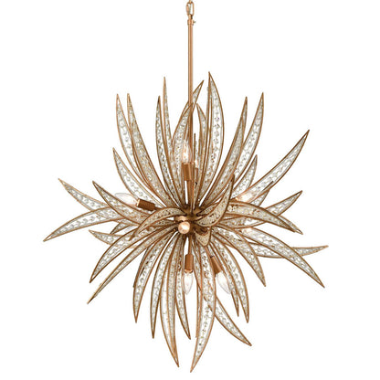 Naples 11 Light 34" Wide Crystal Sputnik Chandelier