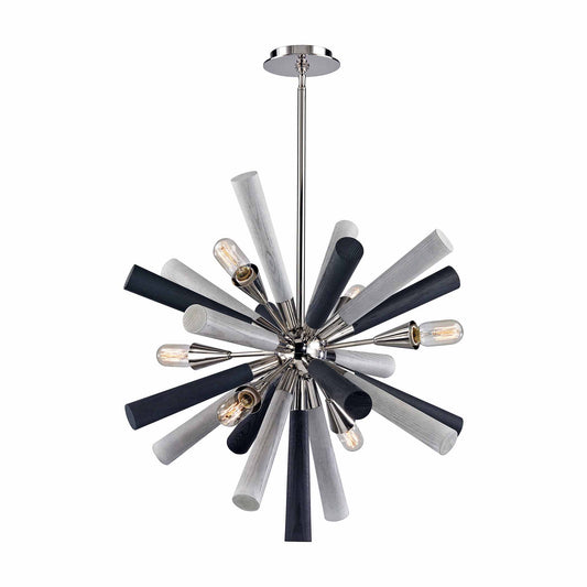 6 Light 1 Tier Chandelier from the Solara Collection