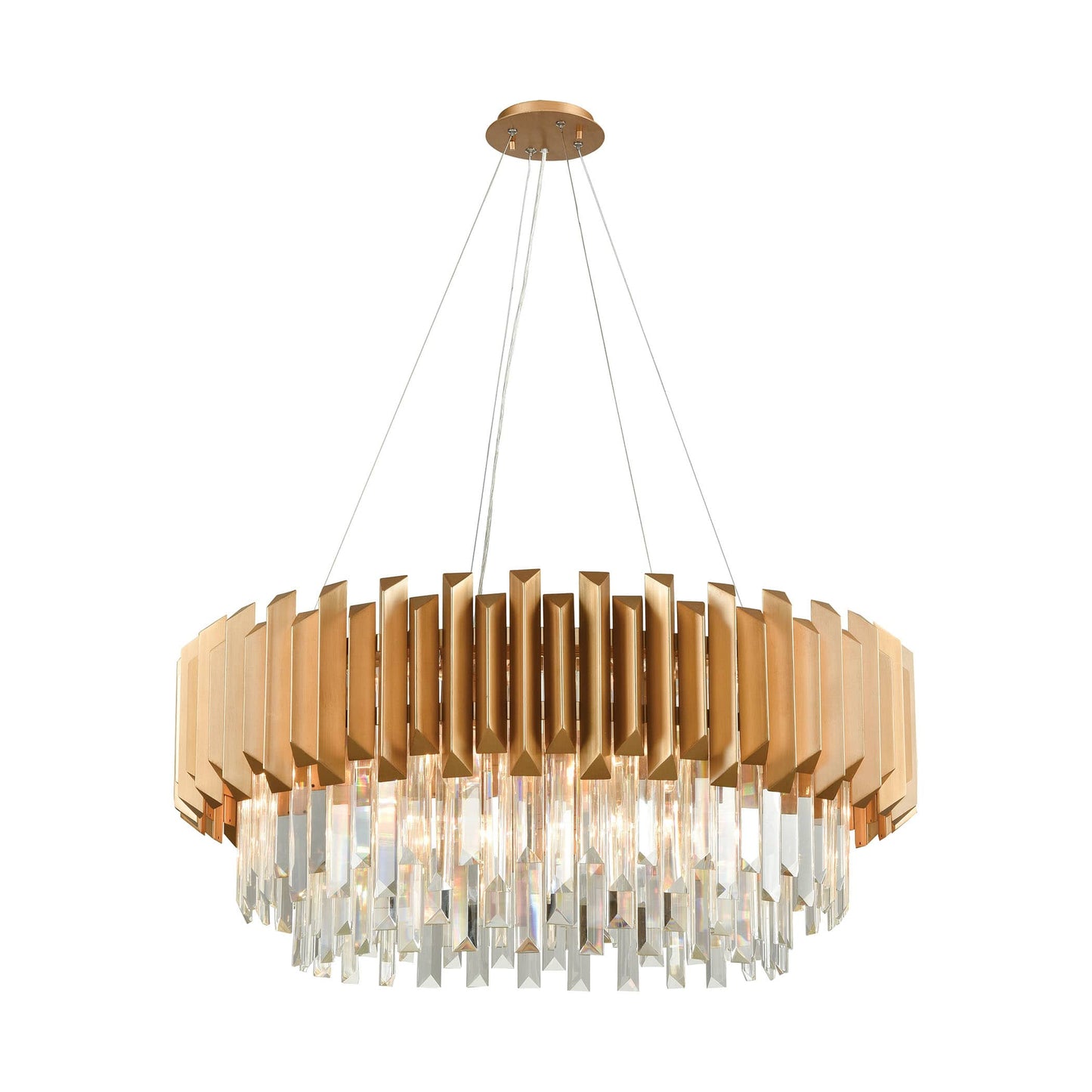 Seneca Falls 8 Light 34" Wide Crystal Chandelier