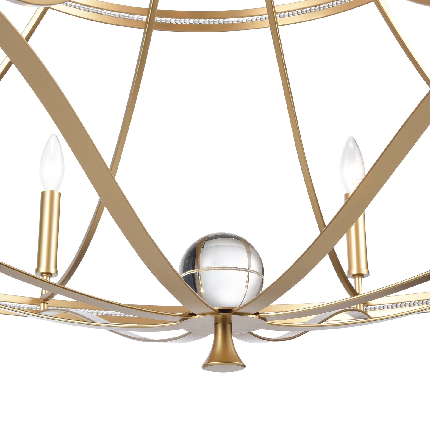 Noura 12 Light 40" Wide Crystal Candle Style Chandelier
