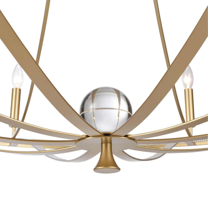 Noura 15 Light 60" Wide Crystal Candle Style Chandelier