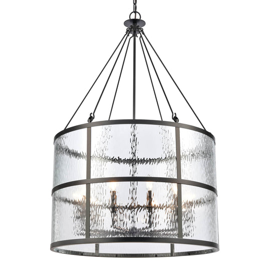 Solace 10 Light 30" Wide Taper Candle Pendant