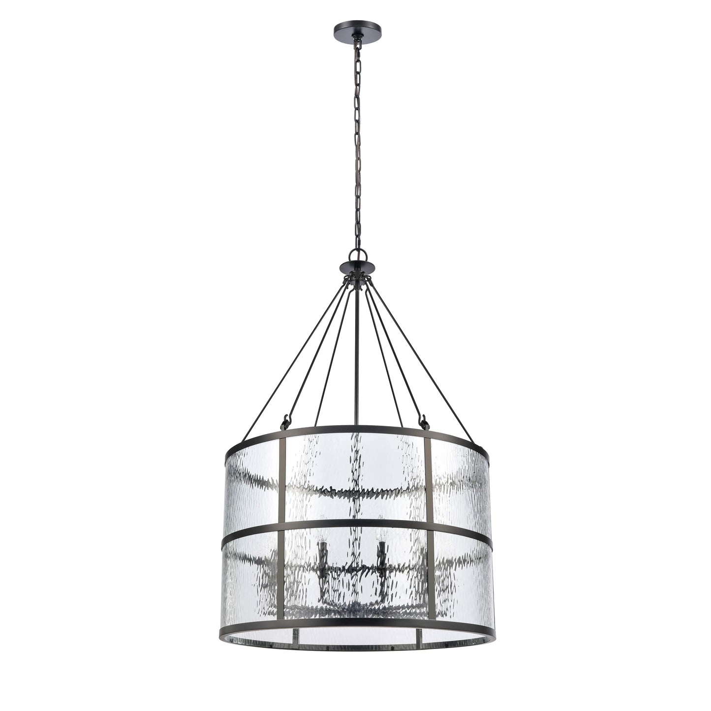 Solace 10 Light 30" Wide Taper Candle Pendant