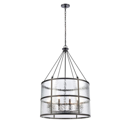 Solace 10 Light 30" Wide Taper Candle Pendant
