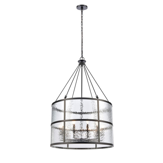Solace 10 Light 30" Wide Taper Candle Pendant