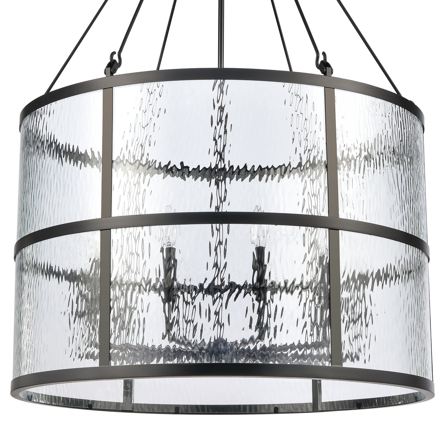 Solace 10 Light 30" Wide Taper Candle Pendant