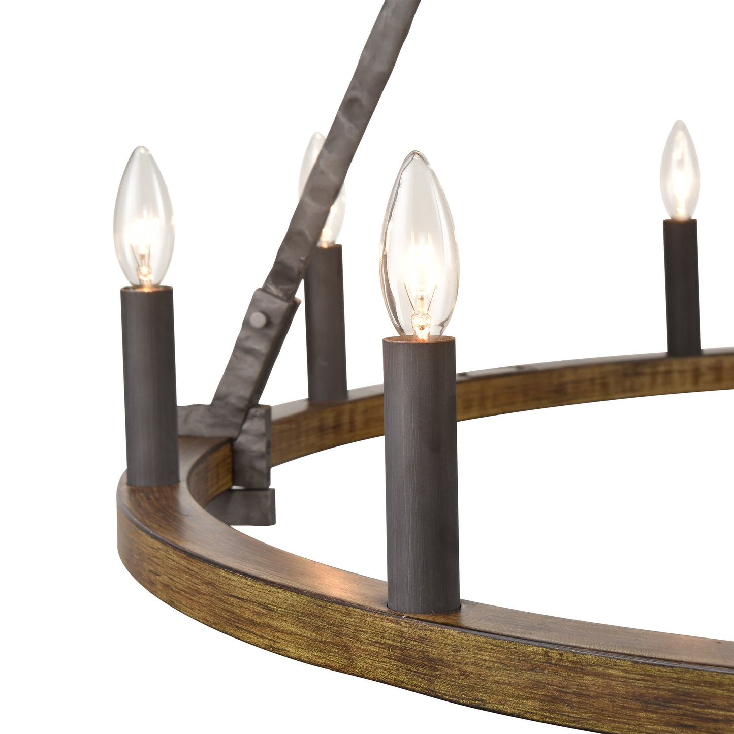 Harwell 10 Light 50" Wide Taper Candle Style Chandelier