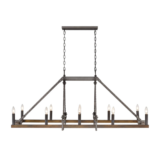 Harwell 10 Light 56" Wide Taper Candle Style Chandelier