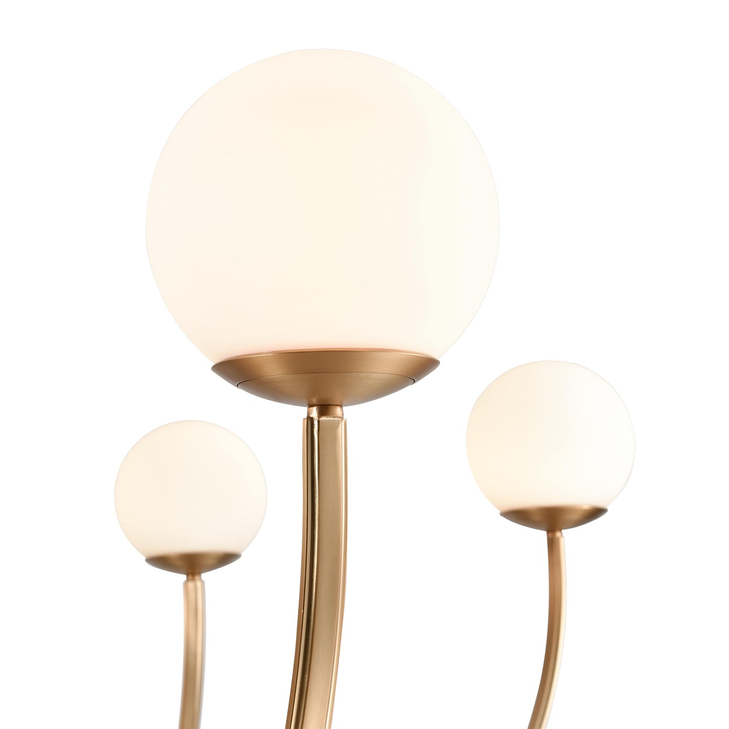 Caroline 8 Light 54" Wide Chandelier with Etched Opal Glass Shades